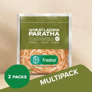 Wheat Lachha/Paratha, 5 pcs, 2x400 g Multipack