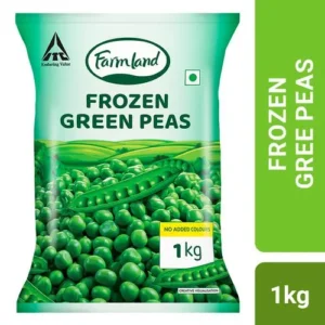 Farmland Frozen Green Peas - Ready To Cook, 1 kg