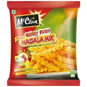 McCain Crazy Fries - Masala Mix, Herb 'N' Garlic, 400 g